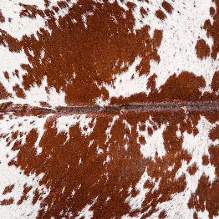 Brazilian Brown Salt and Pepper Cowhide Rug Size 7'0" L x 6'10" W 5334