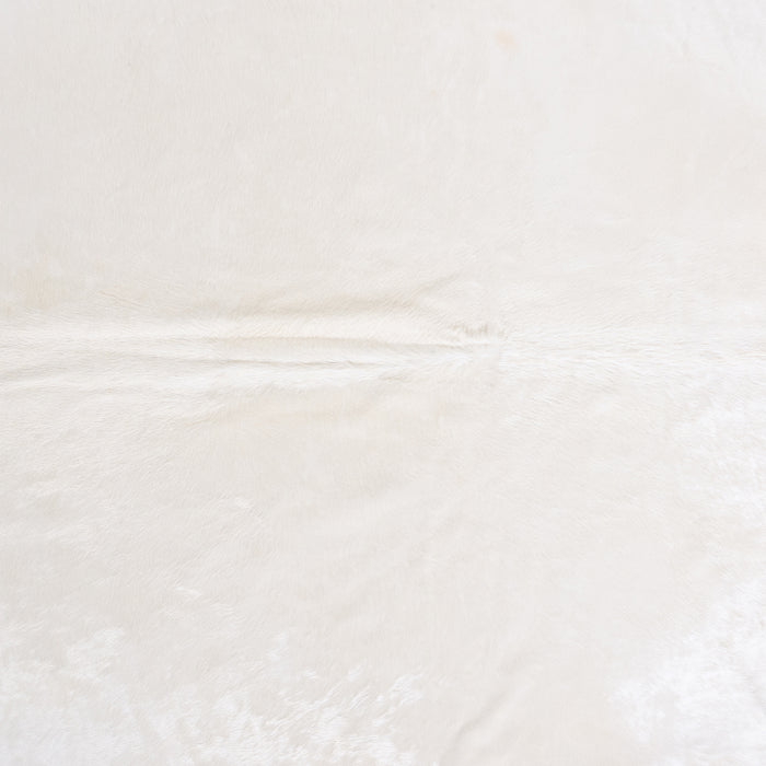 Brazilian White Cowhide Rug Size 8'6" L x 7'4" W 6034