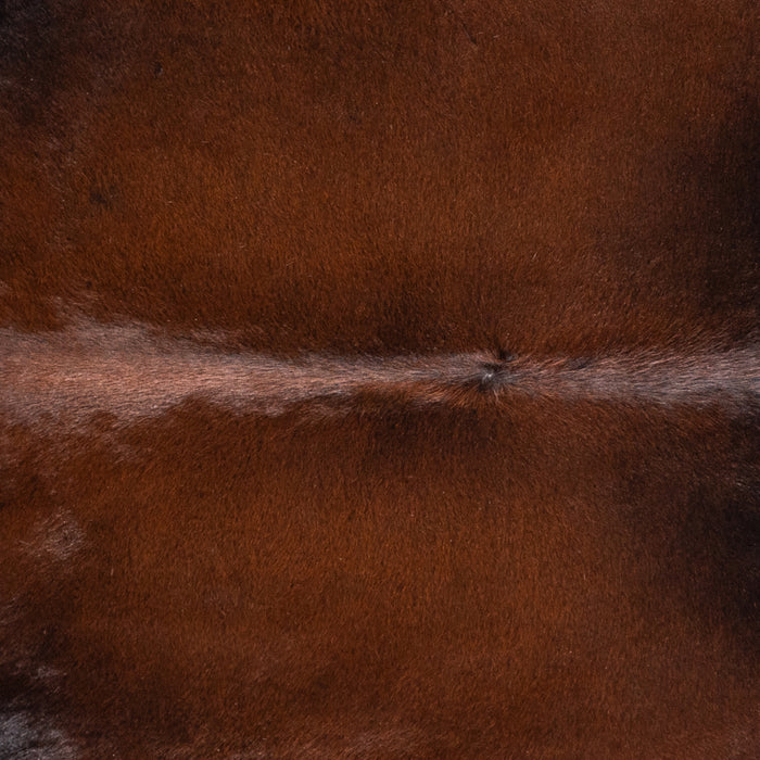 Brazilian Mahogany Cowhide Rug Size 7'3" L x 6'6" W 4622