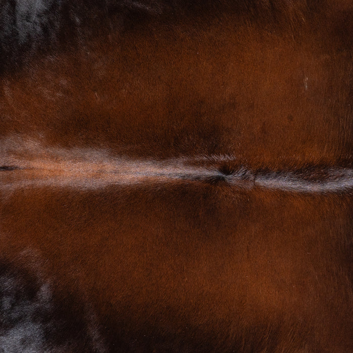 Brazilian Mahogany Cowhide Rug Size 7'3" L x 6'10" W 4623