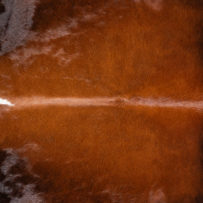 Brazilian Mahogany Cowhide Rug Size 7'3" L x 7'0" W 4626