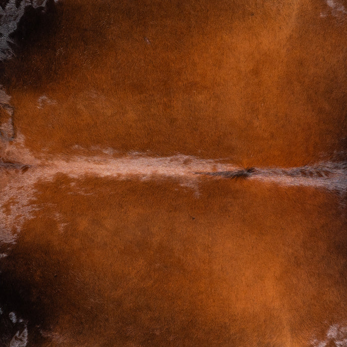 Brazilian Mahogany Cowhide Rug Size 7'2" L x 6'9" W 4627