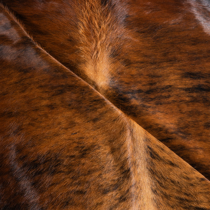 Brazilian Mahogany Cowhide Rug Size 6'8" L x 6'8" W 4628