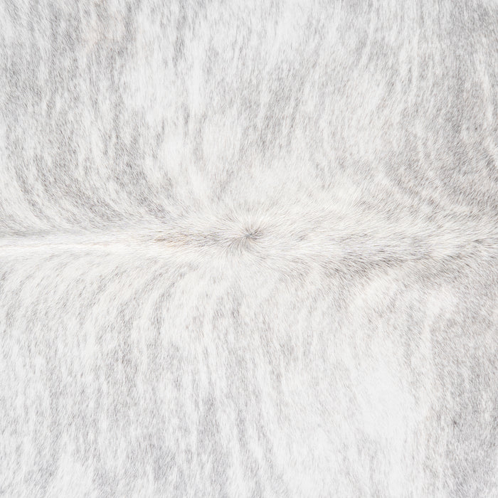 Brazilian Light Grey Brindle Cowhide Rug Size 7'4" L x 6'3" W 3616