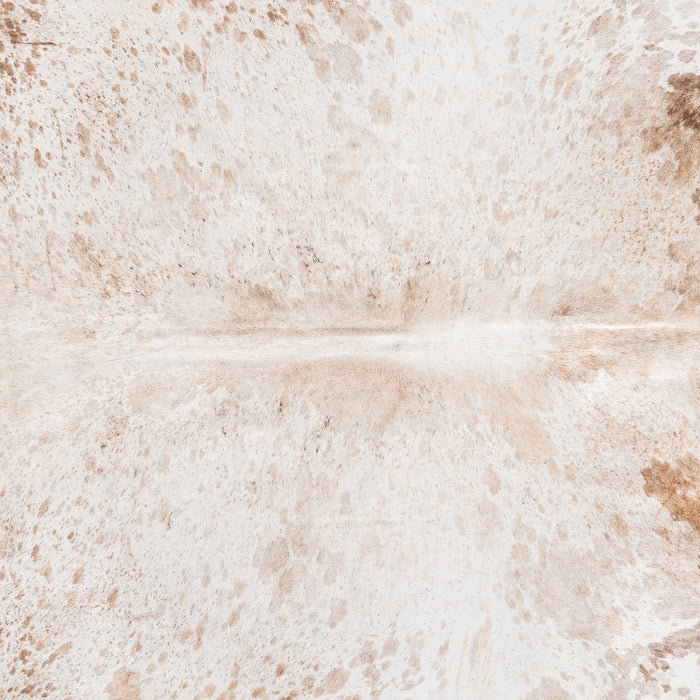 Brazilian Brown Salt and Pepper Cowhide Rug Size 7'11" L x 7'1" W 5349