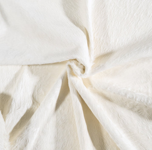 Brazilian White Cowhide Rug Size 8'6" L x 7'2" W 6046