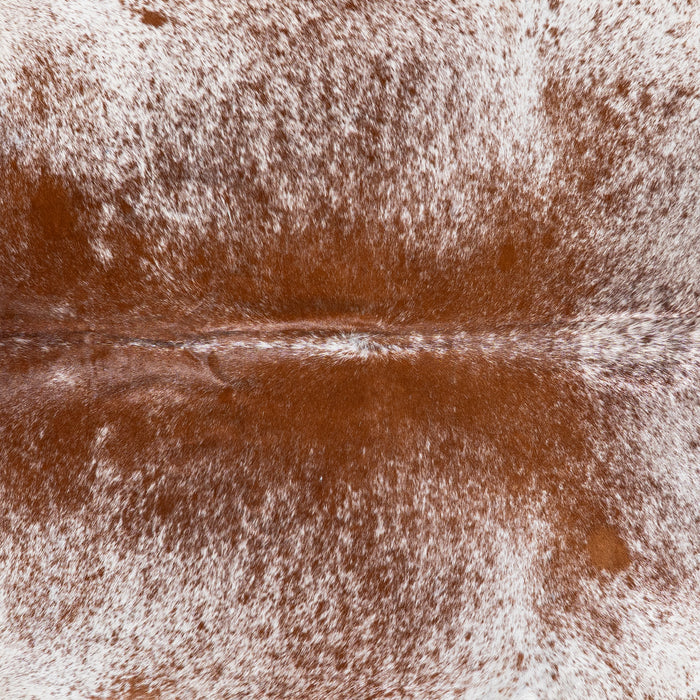 Brazilian Brown Salt and Pepper Cowhide Rug Size 7'6" L x 6'10" W 5355