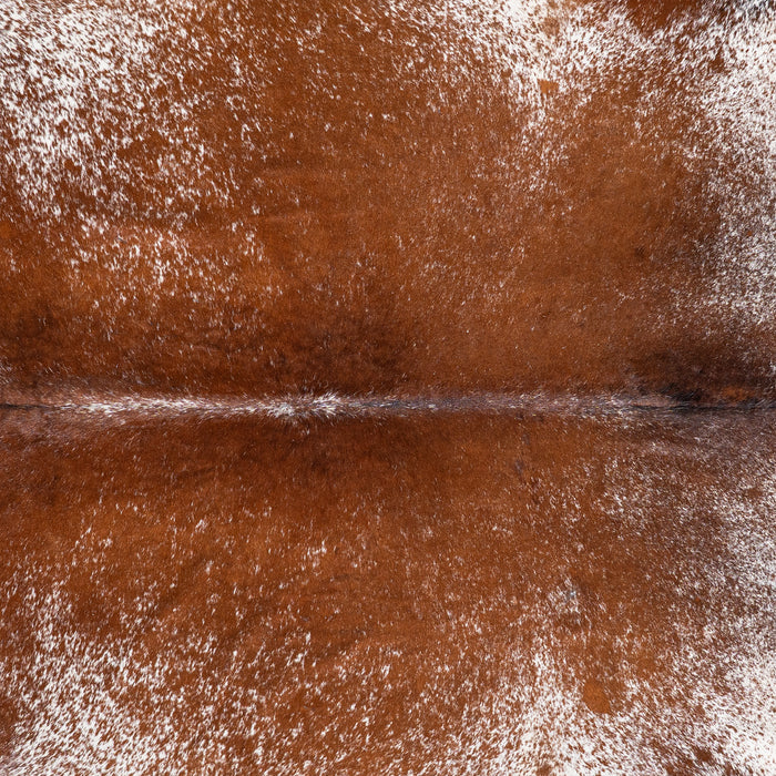 Brazilian Brown Salt and Pepper Cowhide Rug Size 8'8" L x 6'7" W 5356