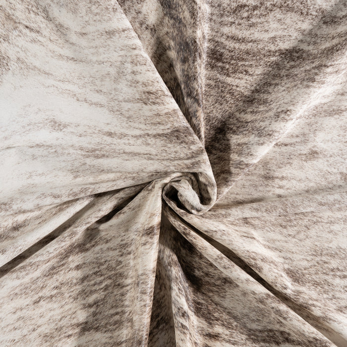 Brazilian Light Grey Brindle Cowhide Rug Size 6'11" L x 6'10" W 3624