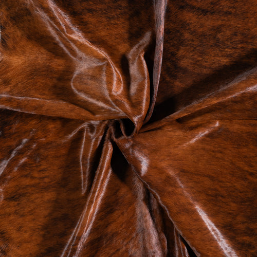 Brazilian Brindle Cowhide Rug Size 7'1" L x 6'6" W 5660