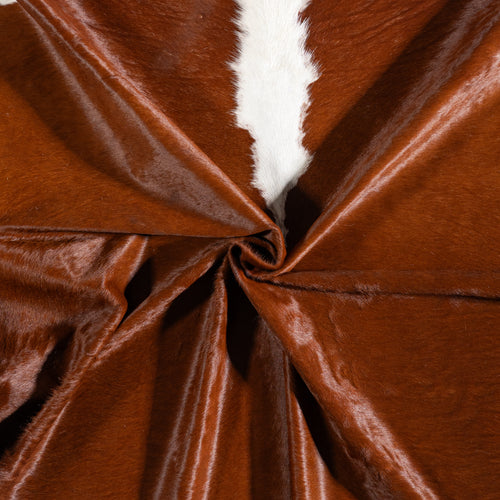 Brazilian Hereford Cowhide Rug Size 7'9" L x 7'2" W 5362