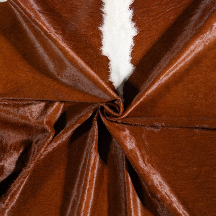 Brazilian Hereford Cowhide Rug Size 7'9" L x 7'2" W 5362