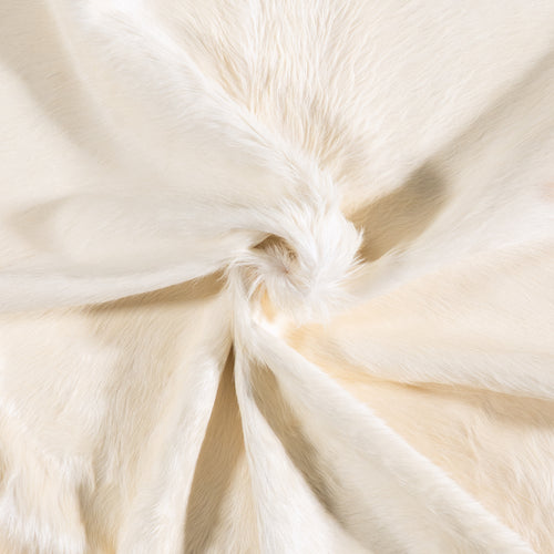 Brazilian White Cowhide Rug Size 7'11" L x 6'1" W 6059