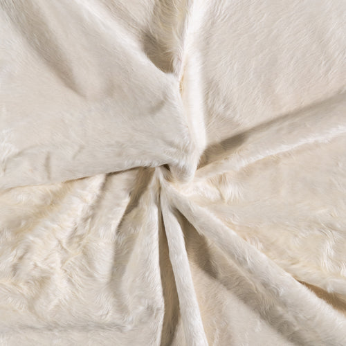 Brazilian White Cowhide Rug Size 7'1" L x 6'4" W 6062