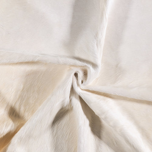 Brazilian White Cowhide Rug Size 7'5" L x 6'6" W 6064