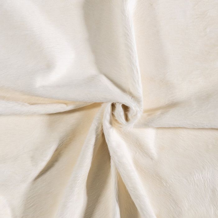 Brazilian White Cowhide Rug Size 8'6" L x 6'7" W 6068