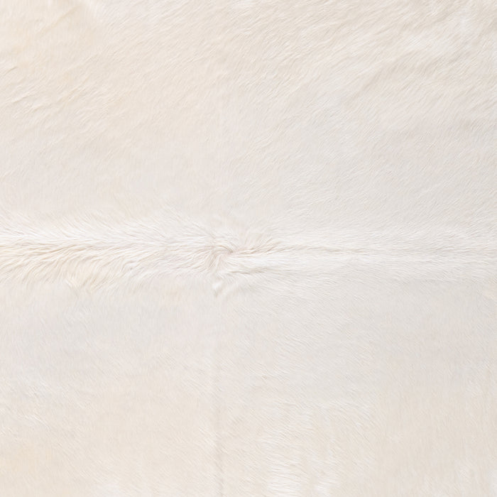 Brazilian White Cowhide Rug Size 8'4" L x 6'8" W 6069