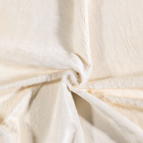 Brazilian White Cowhide Rug Size 8'4" L x 6'8" W 6069