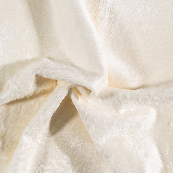 Brazilian White Cowhide Rug Size 8'1" L x 6'9" W 6072