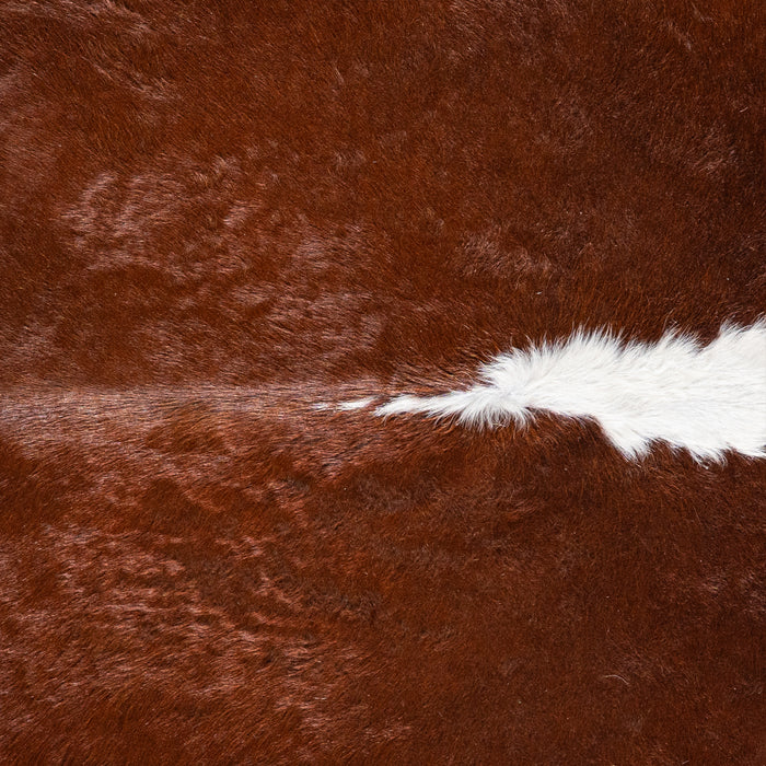 Brazilian Hereford Cowhide Rug Size 6'8" L x 6'7" W 5377