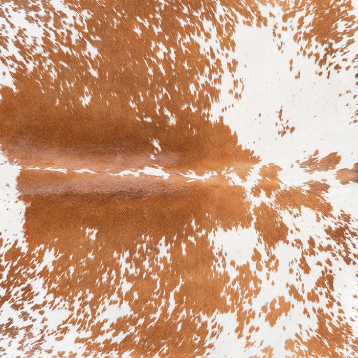 Brazilian Brown Salt and Pepper Cowhide Rug Size 7'0" L x 6'3" W 5880