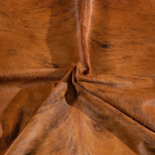 Brindle Cowhide Rug Size 7'7" L x 6'4" W 5447