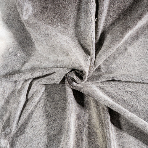 Brazilian Grey Cowhide Rug Size 8'1" L x 7'0" W 5197