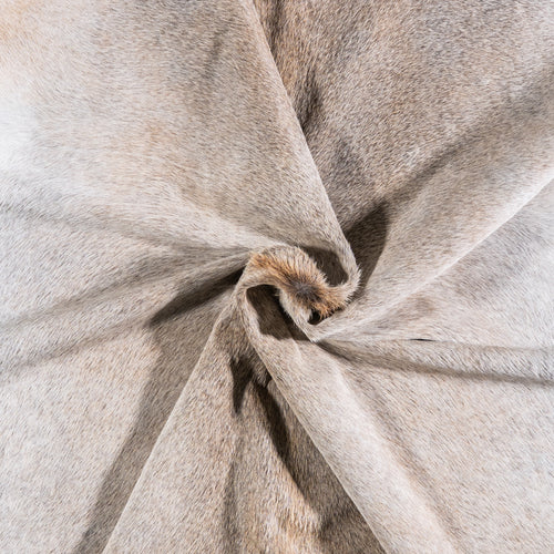 Brazilian Grey Palomino Cowhide Rug Size 7'8" L x 6'9" W 4905