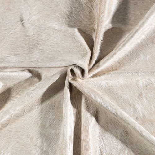 Brazilian Champagne Cowhide Rug Size 7'6" L x 6'8" W 5202