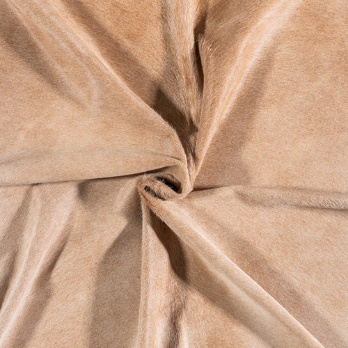 Brazilian Beige Cowhide Rug Size 7'0" L x 6'8" W 4690