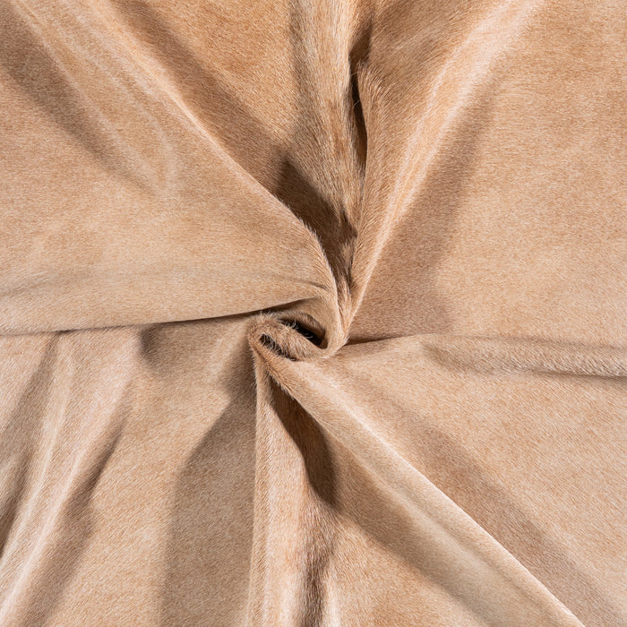 Brazilian Beige Cowhide Rug Size 7'0" L x 6'8" W 4690