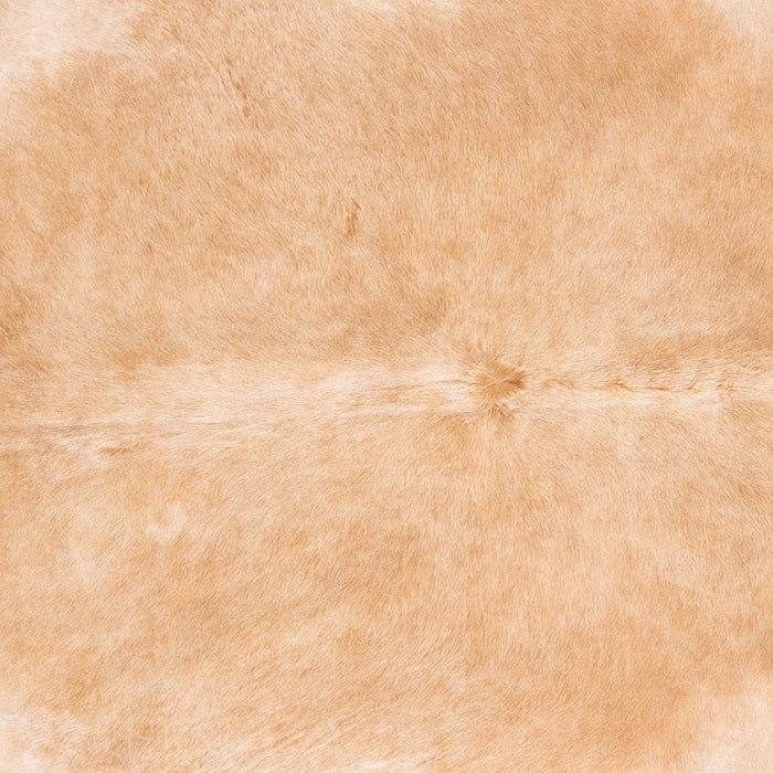 Brazilian Beige Cowhide Rug Size 7'3" L x 5'6" W 4691