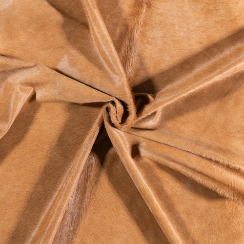 Brazilian Beige Cowhide Rug Size 7'0" L x 6'4" W 4693