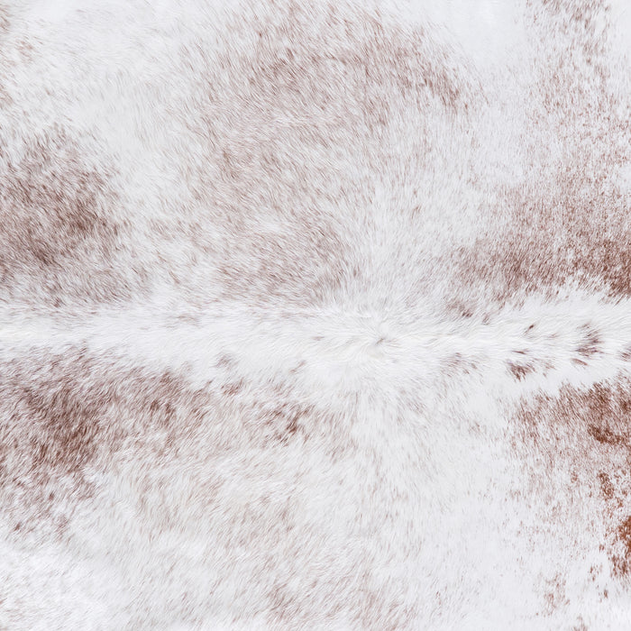 Brazilian Brown Salt and Pepper Cowhide Rug Size 7'6" L x 6'10" W 5714