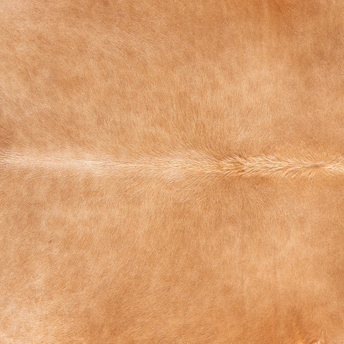 Brazilian Beige Cowhide Rug Size 7'5" L x 6'7" W 4697