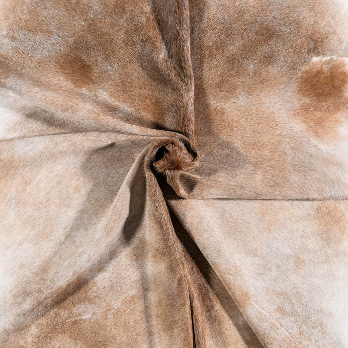 Brazilian Grey Palomino Cowhide Rug Size 7'8" L x 6'11" W 4918