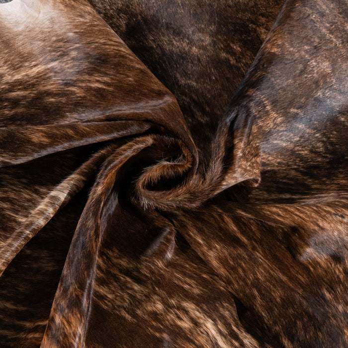 Brindle Cowhide Rug Size 6'9" L x 6'8" W 6260