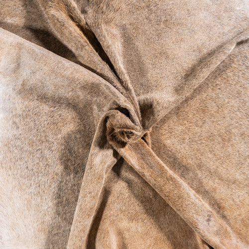 Brazilian Grey Palomino Cowhide Rug Size 7'5" L x 7'2" W 4925