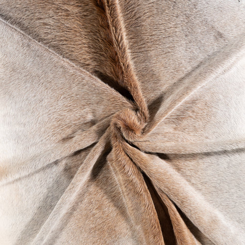 Brazilian Grey Palomino Cowhide Rug Size 7'10" L x 6'11" W 4927