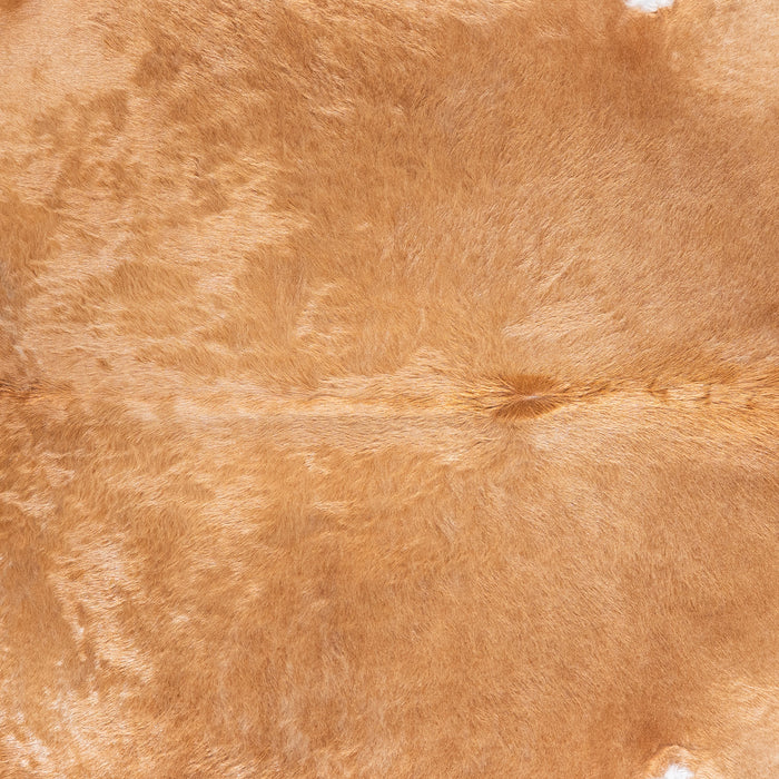 Brazilian Beige Cowhide Rug Size 7'6" L x 6'7" W 4710