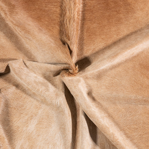 Brazilian Beige Cowhide Rug Size 7'4" L x 6'10" W 4711