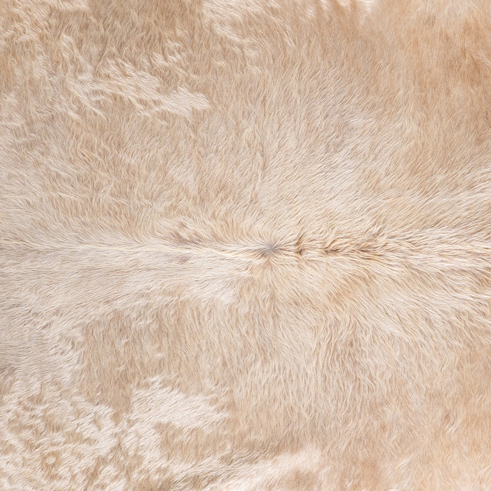 Brazilian Champagne Cowhide Rug Size 8'4" L x 7'4" W 4932