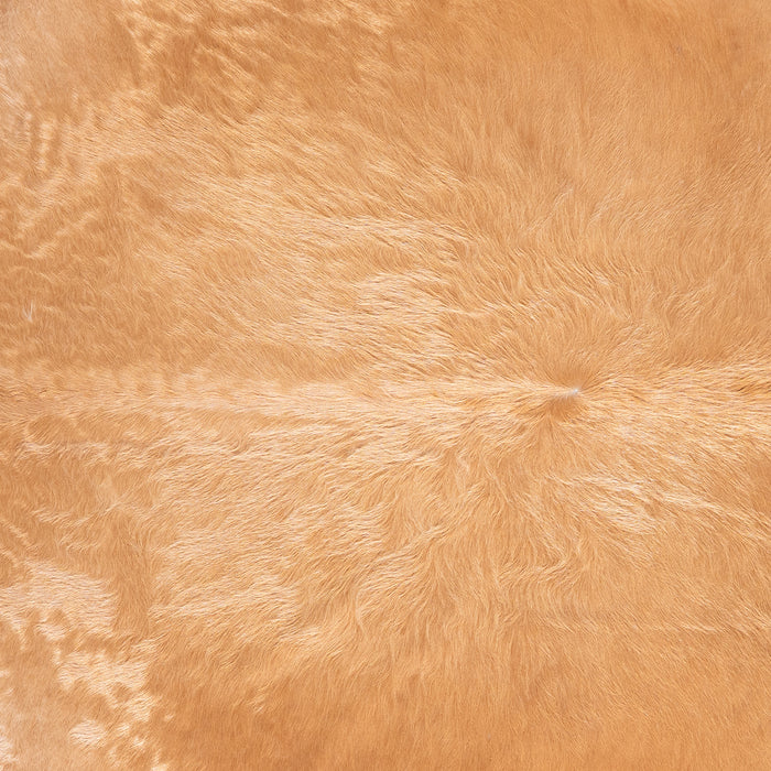 Brazilian Beige Cowhide Rug Size 7'5" L x 6'10" W 4714