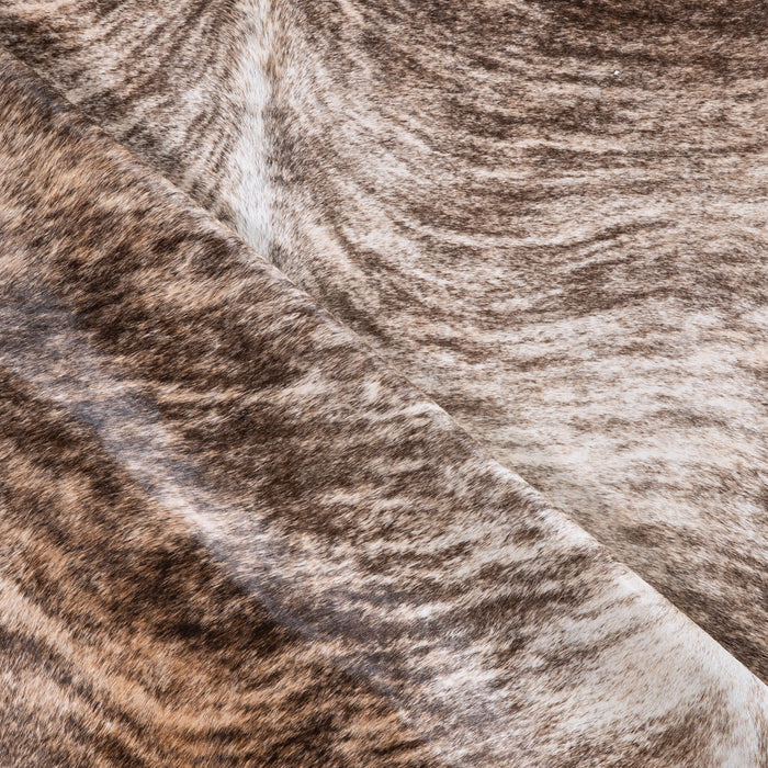 Brindle Cowhide Rug Size 7'0" L x 6'10" W 6267