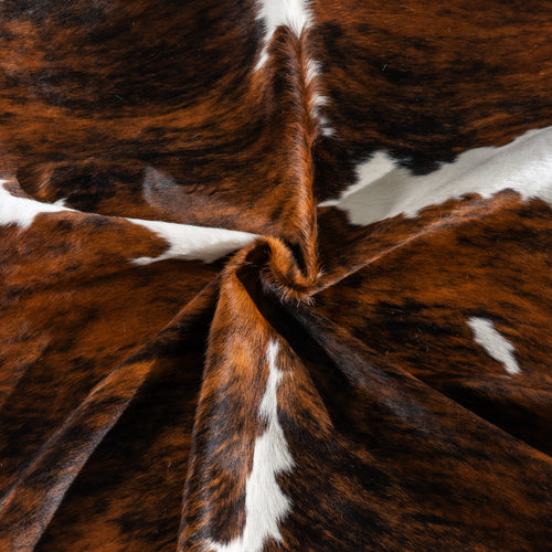 Tricolor Cowhide Rug Size 8'5" L x 6'6" W 4113
