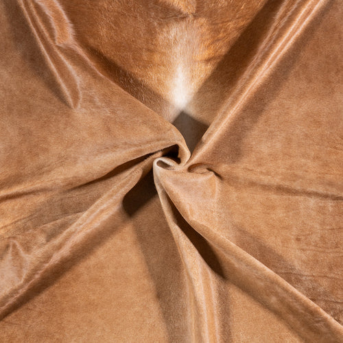 Brazilian Beige Cowhide Rug Size 7'9" L x 6'10" W 4718