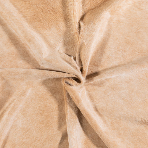 Brazilian Beige Cowhide Rug Size 7'4" L x 6'10" W 4719