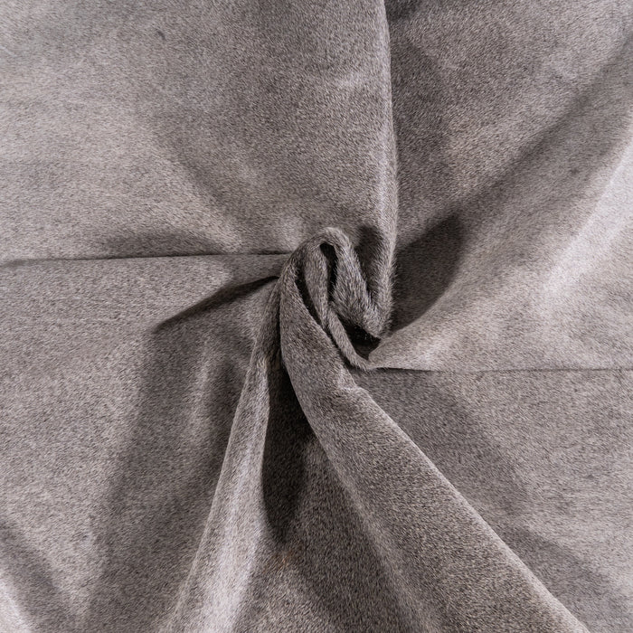 Brazilian Grey Cowhide Rug Size 6'6" L x 6'5" W 3486