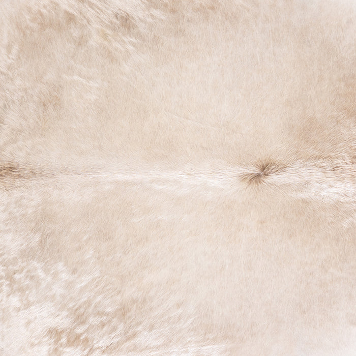 Brazilian Champagne Cowhide Rug Size 7'5" L x 6'10" W 4942