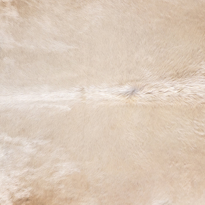 Brazilian Champagne Cowhide Rug Size 6'10" L x 6'4" W 4947